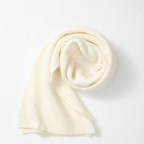 Noblag Cashmere Beige Scarves Genuine Raccoon For Men & Women